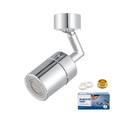 10초간편설치 720도 수도 회전 워터탭, 2개