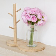 모아리브 동백 조화, 1개, 핑크