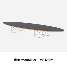 서핑 보드 타원형 소파 폭 탁자 커피 테이블 좁은 좌탁 120x40x27cm, E. 검은색 테이블 다리와 흰색 테이블 상판을 선주문하