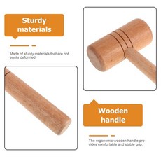 보석 만들기 망치 정확한 장인 나무 형성 및 수리를위한 손잡이, 01 Khaki