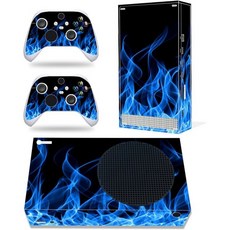 Xbox Series S용 스킨 스티커 콘솔 및 무선 컨트롤러용 전체 보호 비닐 데칼 커버 랩핑크, Navy, 1개