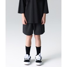 MUSINSA STANDARD KIDS [쿨탠다드] 복서 핏 스웨트 쇼츠 [블랙] 416839