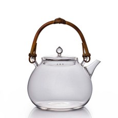 手作蘭亭 大容量提樑壺 高硼硅玻璃 煮泡茶壺, 透明色