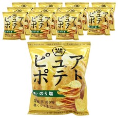 KOIKEYA 湖池屋 純馬鈴薯香濃海苔鹽, 52g, 12個