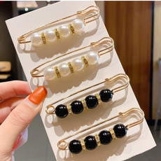 ZOOLO 여성 셀프 허리 수선 브로치 핀 사이즈 조절 옷핀 4종, 혼합색상, 1세트