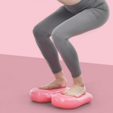 4종 에어쿠션 벨런 스운동 저소음 홈트레이닝 스텝퍼, 그린, 그린