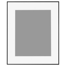 HAKUBA HFA-03 HFA-03BWM-H 액자 알루미늄 하프 컷 아크릴 플레이트 블랙(화이트