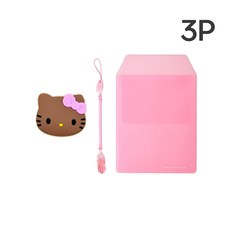 마시멜로 키티친구들 3P 간호사용품 세트 널스포켓 집게줄 테이프걸이 간호사용품, 1개, 11.핑크_태닝키티모음
