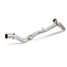 [호환] 오프로드 CRF250L CRF300L / 랠리 오토바이 프론트 배기 연결 파이프 개조 51mm 머플러 2012년부터