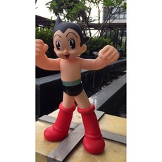 액션 아톰 피규어 아트토이 카페 매장 디스플레이, 양손 주먹 아톰 40cm, 1개