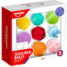 후앙어 소프트 3D 감각 질감 멀티 공놀이 8종 아기공, 혼합색상, 1개