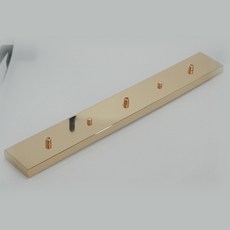 와이엠테크 펜던트 부속 후렌지 3등 사각 골드 600x80x20 인테리어 조명