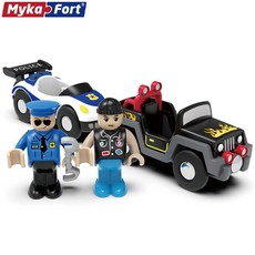 경찰과 도둑 레이싱 기차레일 장난감 어린이집 4살남자 소근육 5살