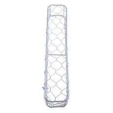 shangren 소박한 철 철사 화환 프레임 즙이 많은 냄비 철 화분 뜨거운 판매 알파벳 A-Z 정원이나 사랑스러운 집에 낭만적, 실버, 1개