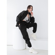 여자 땀복 트레이닝세트 검정색 다이어트 부스터 블랙 운동복 여자 트레이닝복