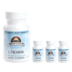 SOURCE NATURALS L-茶氨酸膠囊 200mg, 4個, 30 件