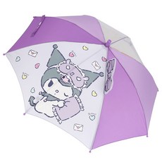 Sanrio 三麗鷗 蝴蝶結hologram幼兒傘 長度53cm 虹彩透明窗 女童角色傘