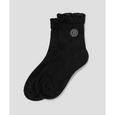 빈폴 액세서리 여성 셔링 미들삭스 - 블랙