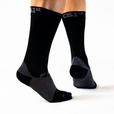 OrthoSleeve Plantar Fasciitis Orthotic Socks helps with plantar fasciitis heel and arch pain (Bla, 엑스라지, 블랙