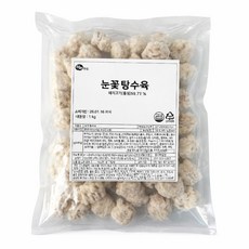 하늘푸드 눈꽃 탕수육, 1개, 1kg