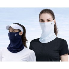 넥커버 자외선차단 스포츠 골프 얼굴가리개 페이스커버, XISIS냉감쿨자외선차단마스크(오픈형 블랙)