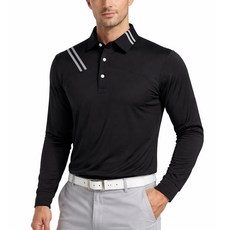 마스터베어 남성용 COMFY 라인 스판 카라 긴팔티셔츠 MAB8044