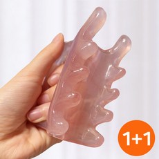 1+1 손잡이형 전신 림프 순환 괄사 마사지기 셀프 안마기