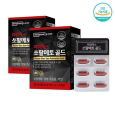 1+1 쏘팔메토 골드 전립선 영양제 아연 로르산 건강 30정