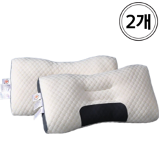 넥큐어 목편한 숙면 경추베개 깊은잠베개 2p, 1개