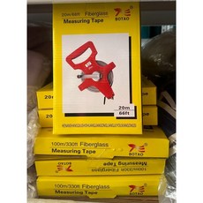漁夫之家 台灣現貨！手提式捲尺 布尺 皮尺 20米 30米 100米 工程捲尺 量尺 場地測量, 1個