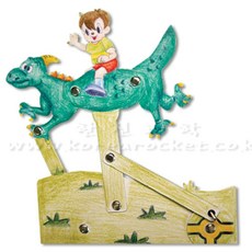 5인세트아기공룡 말타기만들기 회전운동 오토마타 과학놀이 초등저 교과서실험 돌봄