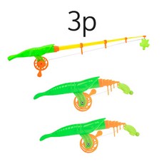 3p 낚시놀이용 44cm 자석 낚시대 (새우)