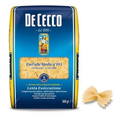 DE CECCO FARFALLE MEDIE 義大利麵 N.193 蝴蝶結麵, 1個, 小蝴蝶結麵N.193 2027.12