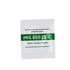 PH 버퍼 파우더 pH4.00 6.86 교정 팩 250ml 솔루션, 02 PH 6.86 20pcs