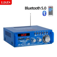 LDZS AV-253BT 藍牙 300W+300W Hi-Fi 立體聲 音響 功放機, 藍色253BT沒有話筒插口