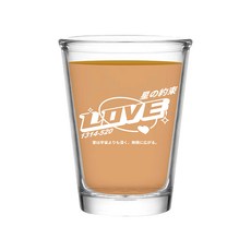 台式熱炒玻璃杯 啤酒杯 戀語杯 加厚耐用 經典造型, 1個
