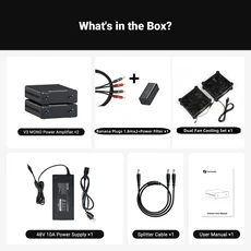 포시 V3 모노 240W 사운드 TPA3255 PFFB 기호환 미니호환 서브우퍼 스피커용, 05 One set of V3MONO