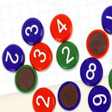 으나점빵 숫자 자석 자석숫자, 파랑, 1개