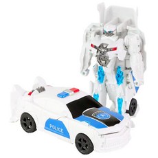 變形機器人玩具，恐龍變形金剛，兒童益智玩具，男孩禮物, 百封特警, 1個