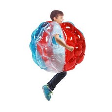 풍선 펌프 놀이 볼 야외 체육 재미있는 운동 소도구, 60cm 컬러 라운드, 1개