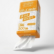 芙蓉 懸掛式多功能擦拭紙巾 500抽 食品級認證, 1個, 芙蓉懸掛式紙巾500抽一袋