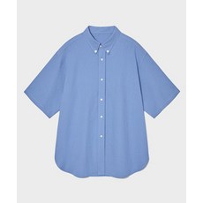 매장정품 브이투 VTWO 린넨 박시 하프 셔츠_스카이블루 5004398466 177215