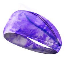 다이빙헤어밴드 여성 스노클링 수중 머리띠 서핑 스쿠버, 33.보라색 넥타이 염료