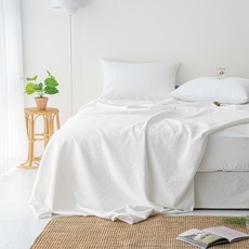 밀스턴 듀라에어 냉감 여름이불, 화이트