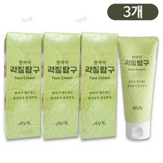 각질탐구 풋크림 고운 발 뒤꿈치 발각질 제거제 크림, 100ml, 3개, 1개입