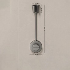 흡착판 헤어 드라이어 스탠드 벽걸이 욕실 선반 샤워 정리대 홀더 걸이형 랙, 1개, 3. 1PCS Gray