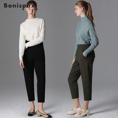 보니스팍스 포켓 배기 밴딩 슬랙스 302455