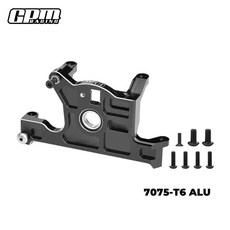 7075-T6 합금 모터 마운트 베이스 TRAXXAS Slash LCG Rally Jato 4X4 1/10 RUSTLER 업그레이드 부품, 05 검정색