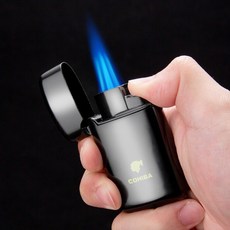 崇德店 經典噴火槍焊槍打火機 防風噴槍 戶外烘焙充氣體 直沖噴搶火機, 1個, CLB-22AE7黑色, CLB-22AE7黑色