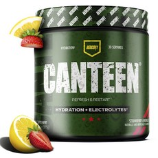 redcon1 CANTEEN電解質補水補充粉 草莓檸檬口味, 1個, 375g